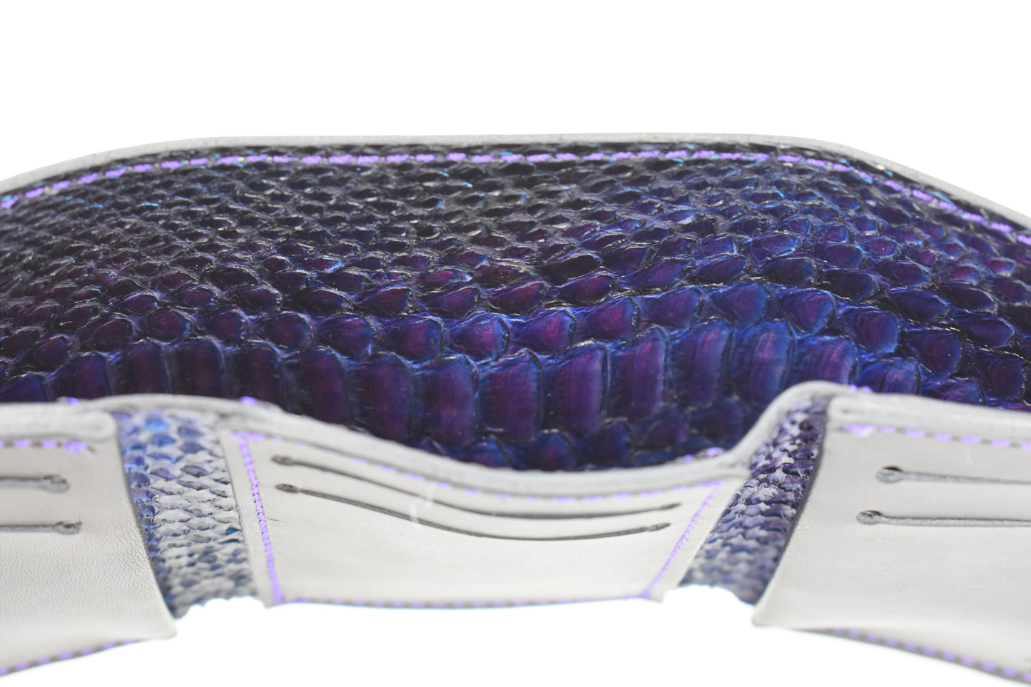 Trifold Galaxy Python Blue/Purple Wallet