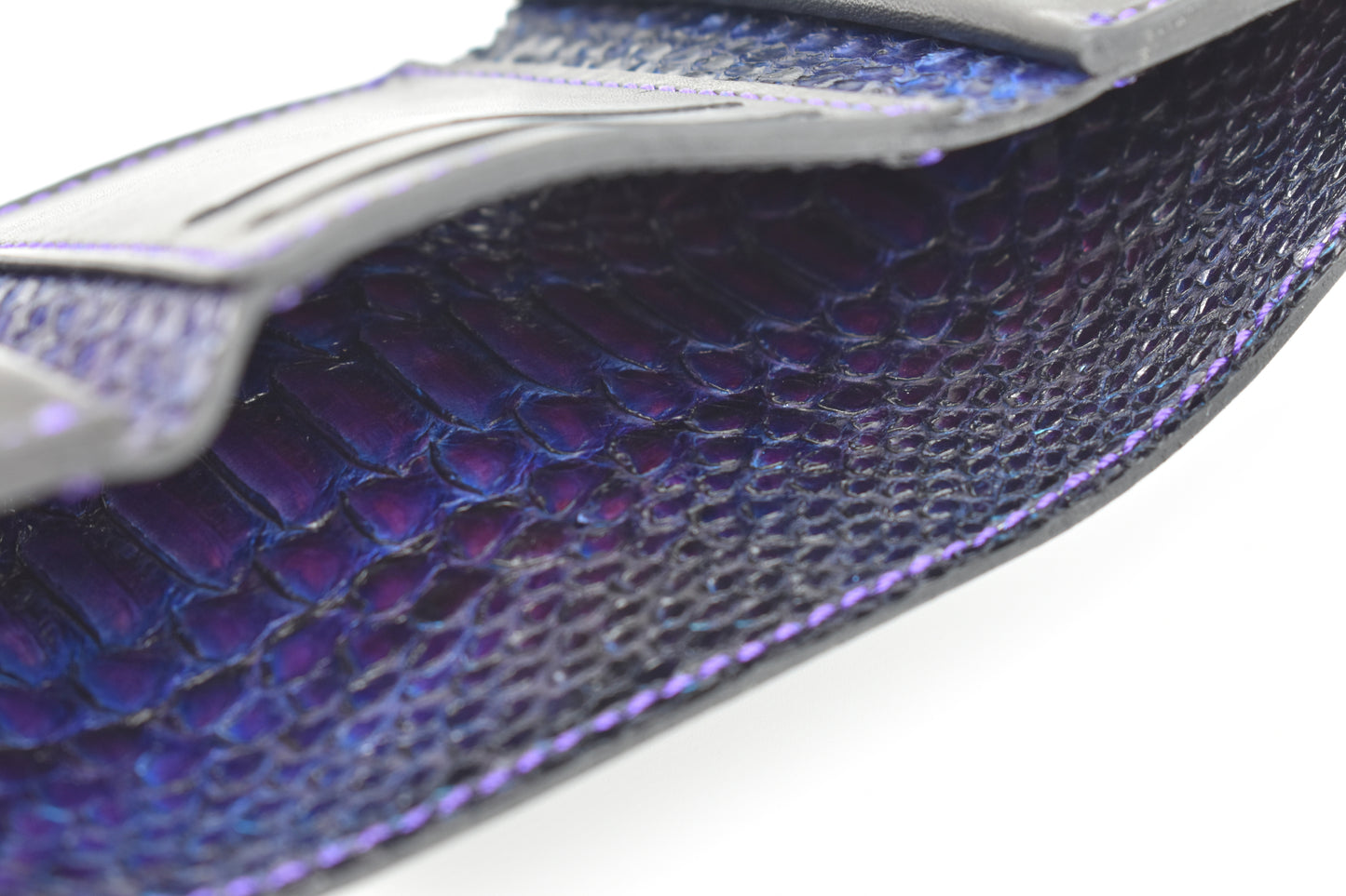 Trifold Galaxy Python Blue/Purple Wallet