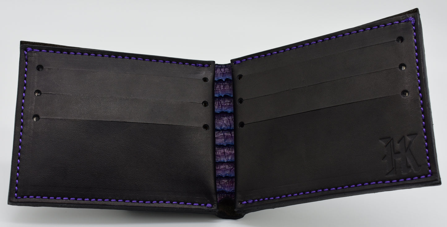 BILLFOLD SHARK WITH PYTH0N INLAY